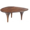 Coffee Table , 15.7" H Triangular Mango Wood with Brown Finish, Modern Indoor Living Table By Zuo Modern - 4 of 4