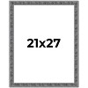 PosterPalooza | Distressed Black Picture Frame - UV Acrylic, Foam Board Backing, Hanging Hardware - 2 of 4