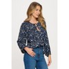 WEST K Women's Dream Buckle Keyhole Long Sleeve Blouse - image 2 of 4