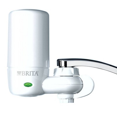 Brita On Tap Water Faucet Filtration System - White
