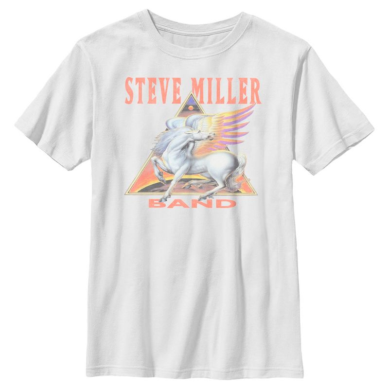Boy's Steve Miller Band Triangle Logo T-Shirt, 1 of 5