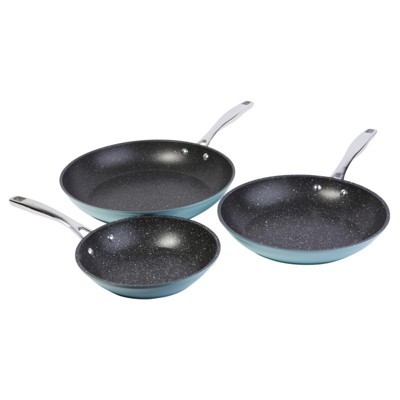 Curtis Stone Dura-Pan+ 3-piece Frypan Set Refurbished