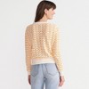 Lands' End Women's Cotton Viscose Button Shoulder Modern Crew Sweater - 2 of 4