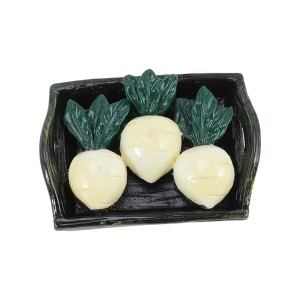 Unique Bargains Veggie Tray Magnetic Decal Yellow Green 1 Pc - 1 of 3