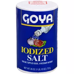 Goya Iodized Salt - 26oz
