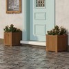 HOMLUX 1-Pack Natural Hardwood Plant Stand Flower Box with Teak Oil, Lightweight, Weather Resistant - 3 of 4