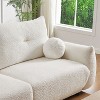 NicBex Couches for Living Room 90" Loveseat Sofa Couch Lamb's Wool Upholstered 2-seater Sofa with 2 Cushions and 2 Ball Pillows - image 3 of 4