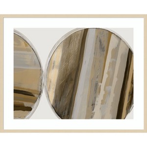 Amanti Art Rhythmic Circles III Neutral Version by Cartissi Wood Framed Wall Art Print - 1 of 4
