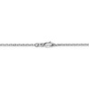 Black Bow Jewelry 1.8mm, 14k White Gold Diamond Cut Solid Cable Chain Necklace - 4 of 4