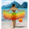 LA LEELA Women's Beachwear Summer Bikini Wraps Beach Wrap Swimwear Swim Cover Up Skirt Swimsuit Sarong Coverups for Women One Size Multi,Fish - 4 of 4