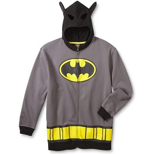 Youth Boys' Classic Batman Costume Hoodie Sweatshirt - 1 of 1