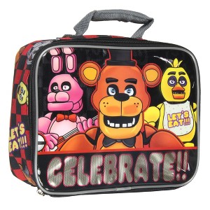 Five Nights At Freddy's Celebrate Lunch Box insulated Video Game Lunch Bag Tote - 1 of 4