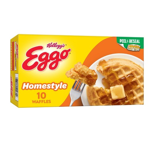 Eggo Homestyle Frozen Waffles - 12.3oz/10ct : Target