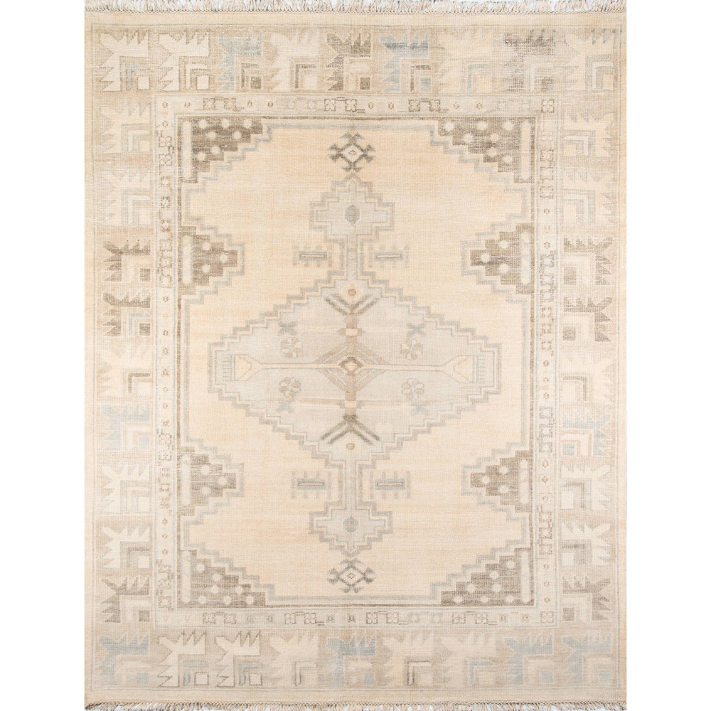 2'6inx8' Runner Concord Walden Hand Knotted Wool Rug Beige - Erin Gates by Momeni