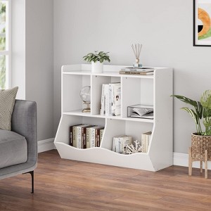 Cubby Shelves with Storage Bins, Toy Organizer and Bookcase for Kids' Room and Playroom - 1 of 4