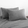 2 Pack French Linen Pillowcases, Breathable and Cooling Yarn Dyed Envelope Pillow Cases - NTBAY - 3 of 4