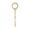 Black Bow Jewelry 14k Yellow Gold #1 Sister Pendant, 15mm - 2 of 4
