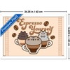 Trends International Pusheen: Patisserie - Espresso Yourself Framed Wall Poster Prints - 3 of 4