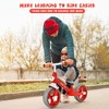 Honey Joy Kids Balance Bike Toddler Training Bicycle w/ Feetrests for 2-5 Years Old Red\Blue\Pink - 3 of 4