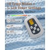 Heated Blanket Throw Twin Queen King, Waffle Weave Electric Throw Blanket Fast Heating with LCD Controller, Auto Off, ETL Certified, Machine Wash - 3 of 4
