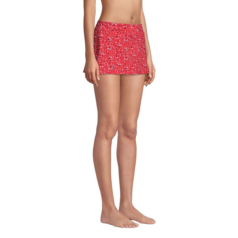 Women's Chlorine Resistant Mini Swim Skirt Swim Bottoms, 3 of 4