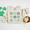 Simply Sage Market Women's Graphic Sweatshirt St. Patrick's Smiley Chart - 3 of 3