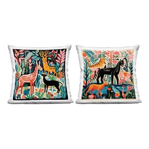 Stupell Industries Mythical Creatures in Nature 2pc Indoor