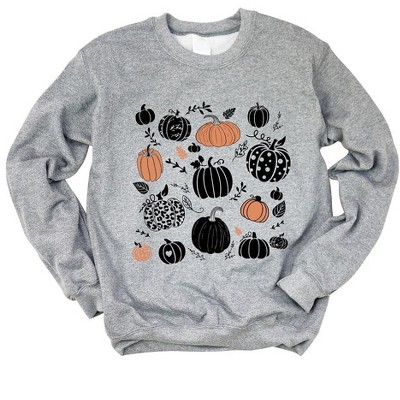 Simply Sage Market Women's Graphic Sweatshirt Halloween Pumpkins