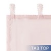 Awesome Home  Cassandra Voile Decorative Tab Top Curtains Pair - 4 of 4