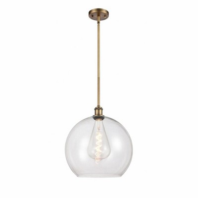 Athens - 1 Light Pendant In Industrial Style-16.38 Inches Tall and 13.75 Inches Wide