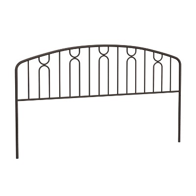 King Riverbrooke Metal Arch Scallop Headboard Bronze - Hillsdale Furniture