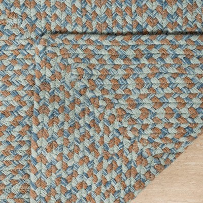 Gray Braided Handmade Reversible Wool Cotton Rug