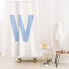 Deny Designs April Lane Art Block Monogram Shower Curtain - 2 of 3