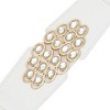 INSPIRE CHIC Women's Fashion Rhinestone Wide Elastic Thick Stretch Belts 1 Pc - 2 of 4