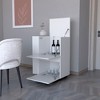 Kitchen Cart with Two Cabinets for Kitchen, Dinning Room - 3 of 4
