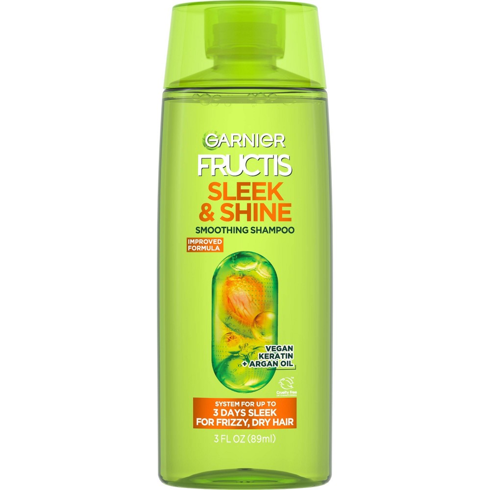 Photos - Hair Product Garnier Fructis Sleek & Shine Shampoo- Travel Size - 3 fl oz 