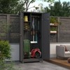 ORRD tainless Steel Outdoor Storage Cabinet - Lockable, Waterproof, Large Capacity with Shelves for Garden Tools & Cleaning Supplies - 2 of 4