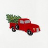 Linum Home Textiles Christmas Truck - Embroidered Luxury 100% Turkish Cotton Hand Towel (Set of 2) - 3 of 3