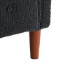 Nicbex 63" Storage Bench Multifunctional Upholstered Storage Bench with Armrests for Entryway Bedroom, Gray - 2 of 4