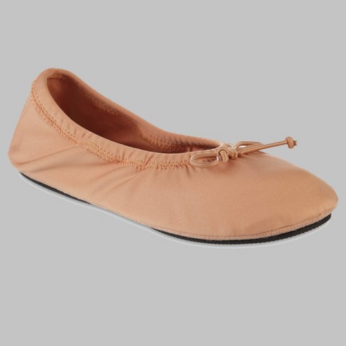 Leather on sale ballerina slippers