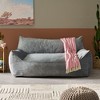 Okak Chenille Oversized Bean Bag Chair, Lazy Big Sofa Chair Floor Chair with Armrests, Cozy Lounge Chair for Living Room, Bedroom - 2 of 4