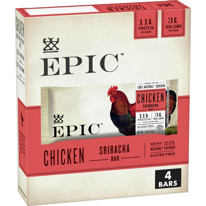 Epic Chicken Sriracha Nutrition Bar, 1 of 12