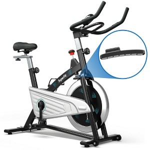Costway 30Lbs Magnetic Stationary Training Bike Stationary Belt Drive Bicycle - 1 of 4