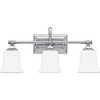 Quoizel Lighting Nicholas 3 - Light Vanity in  Polished Chrome - 2 of 2