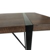 NicBex 55.1Inch Rectangle Dining Table with MDF Tabletop and Metal Legs,Dining Room Table for Kitchen,Living Room - 4 of 4