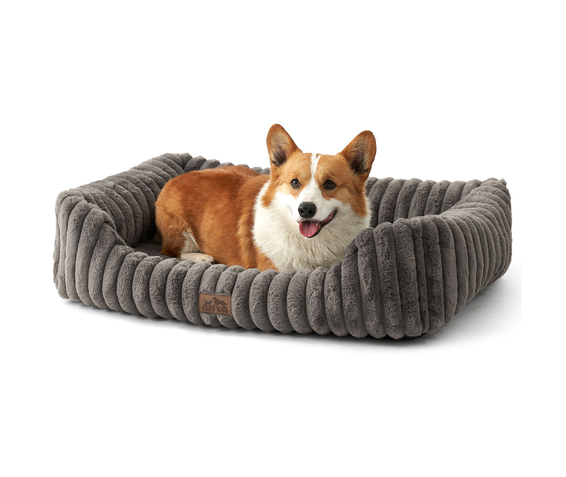 Washable Pet Bed with Anti-Slip Bottom, Soft Calming Cat & Puppy Bed