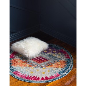 Unique Loom    Vita Matisse Area Rug - 1 of 4