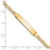 Black Bow Jewelry 14k Yellow Gold I.D. Bracelet with Lobster Clasp - 7 Inch - 3 of 4