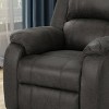 Racxily Manual Recliner Chair in Linen Fabric, Dimensions 34.5" x 39" x 39 - 3 of 4