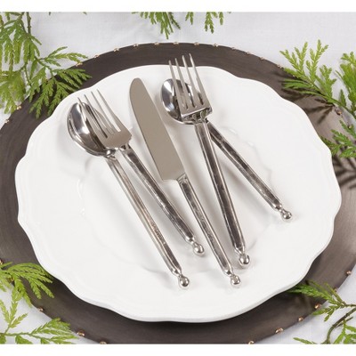 Minimalist Stainless Steel Flatware Set - 5 Pieces